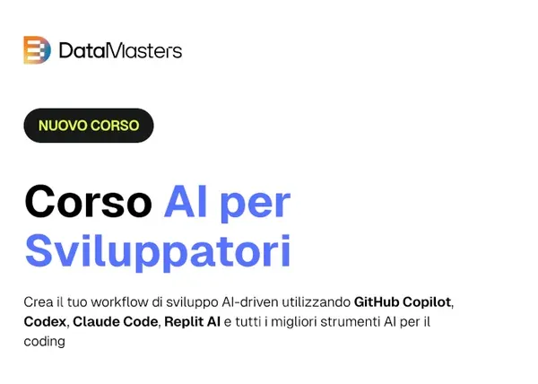 AI per Sviluppatori – Data Masters