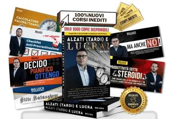 Alzati e lucra + Cambiamento a comando + Cambiamento istantaneo + Meccanismo anti-sabotaggio – Big Luca