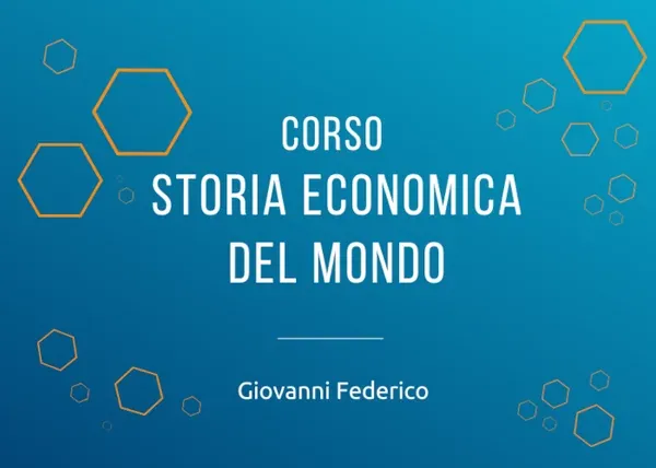 (Breve) Storia Economica del Mondo – Theory & Data