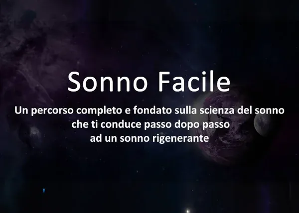 Percorso Sonno Facile – La Scuola del Sonno