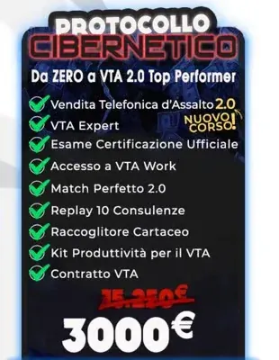 Procotollo cibernetico VTA 2.0 top performer – Bigluca