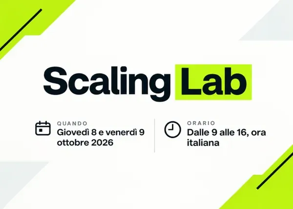 Scaling LAB 2026 – Piernicola de Maria