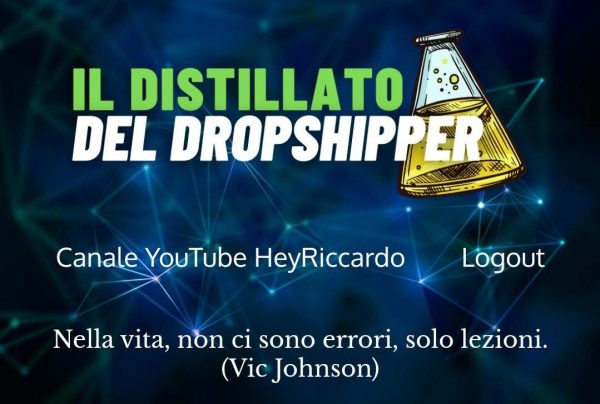 Download corso Il distillato del dropshipper di Riccardo Picotti
